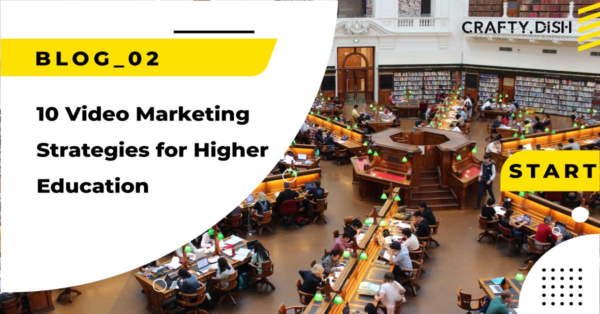 video marketing strategies for higher education